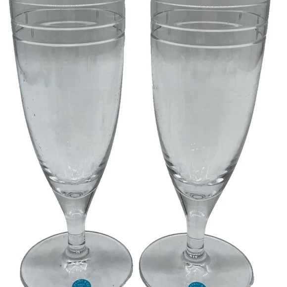 Tiffany & Co. Crystal champagne Flutes with Box - Picture 9 of 14